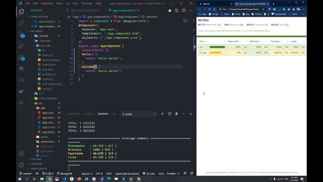 Code Coverage | Master Unit Testing For Angular Framework смотреть онлайн