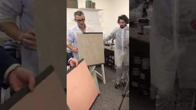 Мастер класс в Италии декоративных покрытий  интерьерных красок