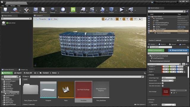 Vitruvio - CityEngine Plugin For Unreal Engine
