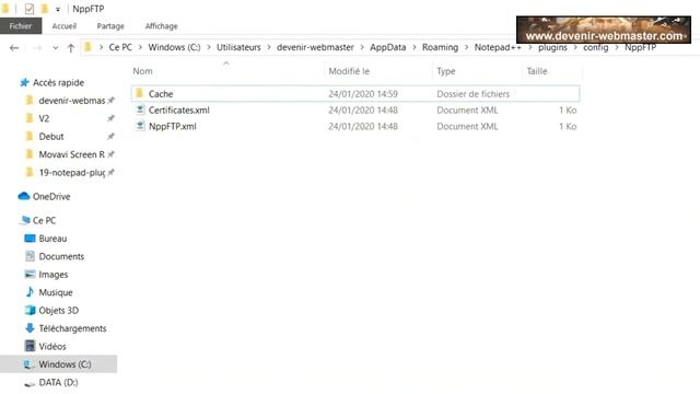 Installation et utilisation du plugin NppFTP sur Notepad++ смотреть онлайн