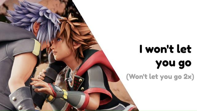 Kingdom Hearts Riku - I Won't Let You Go (AI COVER) with lyrics смотреть онлайн