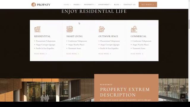 Propaty - Single Property WordPress Theme apartment property смотреть онлайн