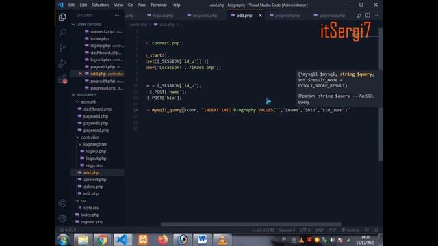 Login, Register And CRUD Tutorial | PHP, MySQL, HTML and CSS смотреть онлайн