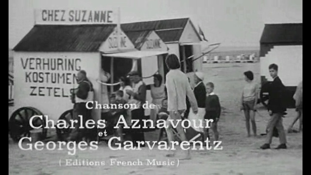 Charles Aznavour - Générique du Film Mademoiselle Stop ( Les Petits Matins ) - 1962 смотреть онлайн