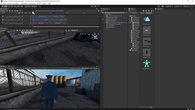 Cinemachine Track | Getting Started with Timeline (Unity) смотреть онлайн