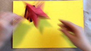 3D ОТКРЫТКА на 9 МАЯ на ДЕНЬ ПОБЕДЫ своими руками. Как сделать объёмную звезду из бумаги. (Эмилия)