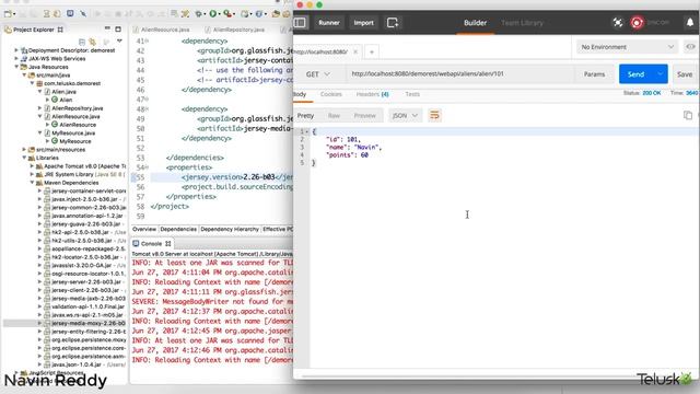 #10 Restful Web Services Tutorial | Working with JSON смотреть онлайн