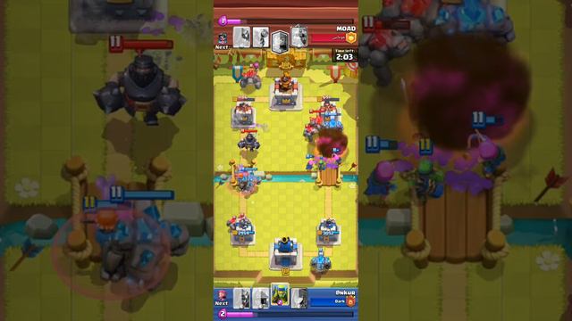 Clash Royale Super Archers vs Golem event @nkur vs MOAD смотреть онлайн