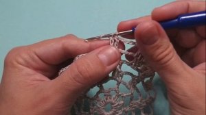 Маленькая салфетка крючком. Вязание крючком для начинающих.