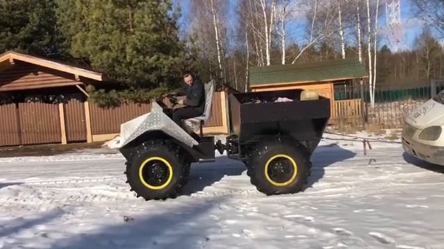 Вездеход ArMoR тянет 4,5 тонны не напрягаясь! Самодельный аппарат за небольшие деньги. смотреть онлайн