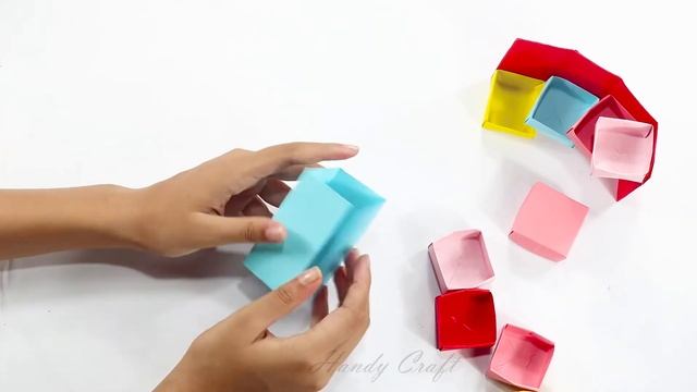 DIY Seçret Stepper Box / Origami Paper Crafts /Gifts Idea смотреть онлайн