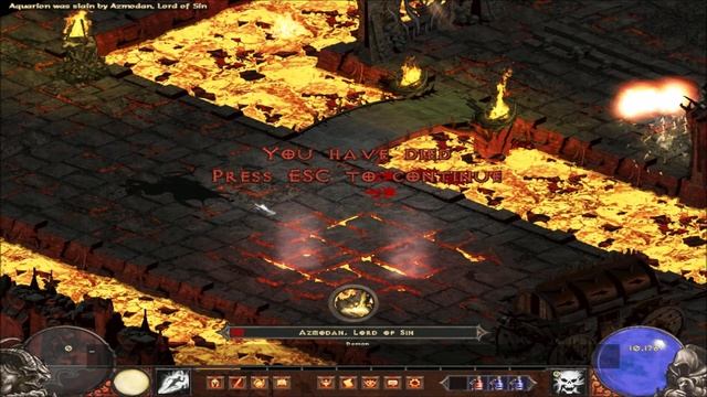 Diablo II Median XL - Necro Malice 115 Dungeons смотреть онлайн