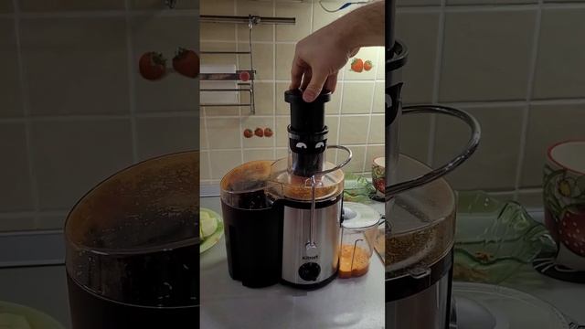 Inexpensive centrifugal juicer Kitfort KT 1127 power 500 watts смотреть онлайн