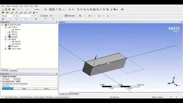 Ansys Workbench Tutorial | Center Load | Input Support | Analysis Stress in Node and Body смотреть онлайн