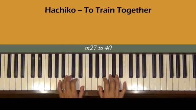 Hachiko To Train Together Piano Tutorial смотреть онлайн