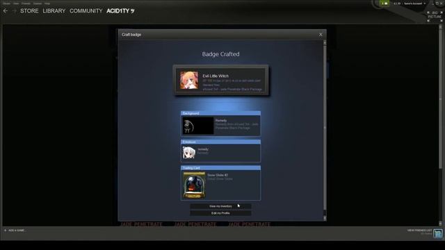 Steam Trading Cards - eXceed 3rd Jade Penetrate Black Package Level 1 Badge Crafting смотреть онлайн