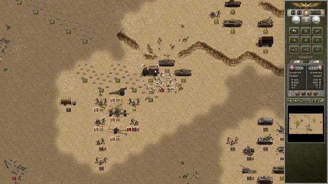 Allied Corps (DLC для игры Panzer Corps) прохождение #10. 29.05.1942 Котёл (Битва при Газале) смотреть онлайн