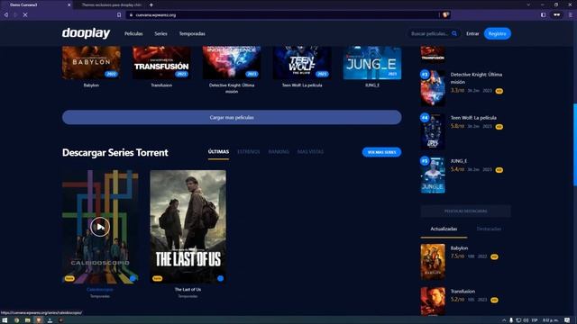 Descargar Reskin Theme De CUEVANA ? Child Para Dooplay! 10% Descuento