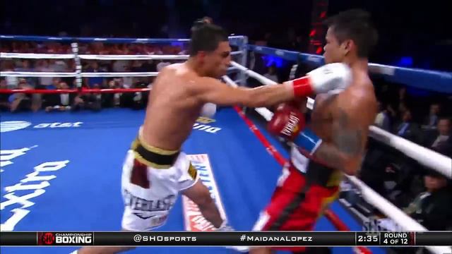 Marcos Maidana Vs Josesito Lopez Highlights смотреть онлайн