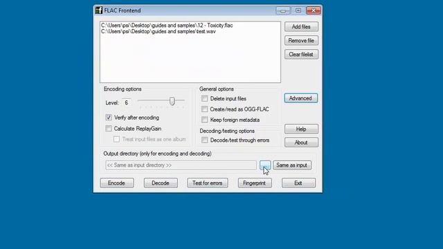 A quick look at FLAC frontend смотреть онлайн