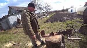 Самодельный ГИДРАВЛИЧЕСКИЙ КОЛУН (ДРОВОКОЛ) для колки дров!!!