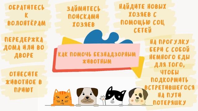 Видеопрезентация "4 октября всемирный день защиты животных" смотреть онлайн