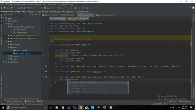 Image Slider in Kotlin using viewpager смотреть онлайн