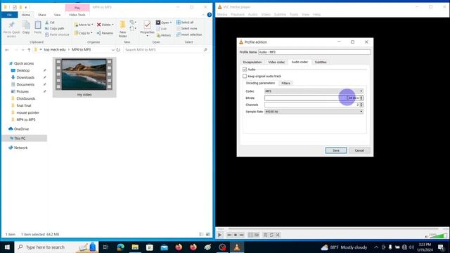 How To Convert MP4 to MP3 using VLC Media Player | video to audio conversion смотреть онлайн