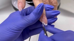 МАНИКЮР ФРЕНЧ?ОМБРЕ НА НОГТЯХ СПОНЖЕМ?