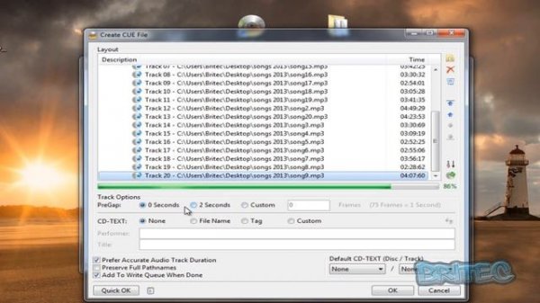 How to Burn a Audio CD with Imgburn