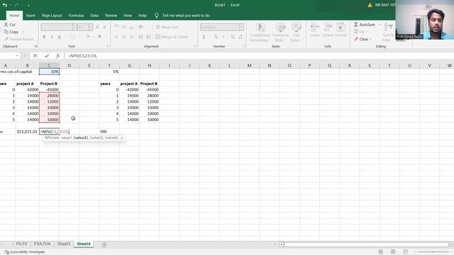 NPV IRR calculation in microsoft excel смотреть онлайн