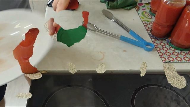 Помидоры в собственном соку а-ля натюрель + Пикантные вяленые сливы