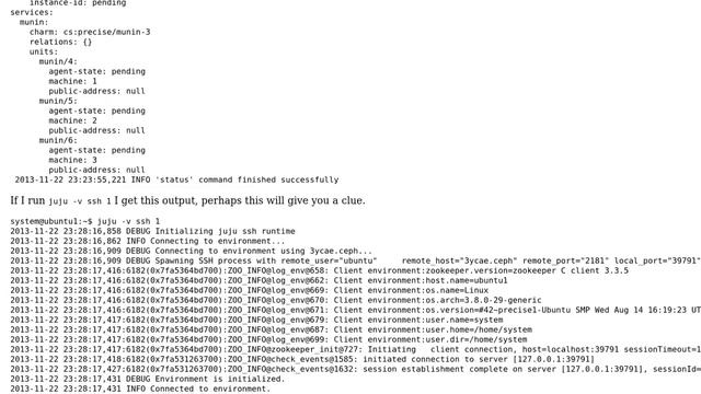 Ubuntu: Juju status machines 1 2 3 instance-id: pending forever смотреть онлайн