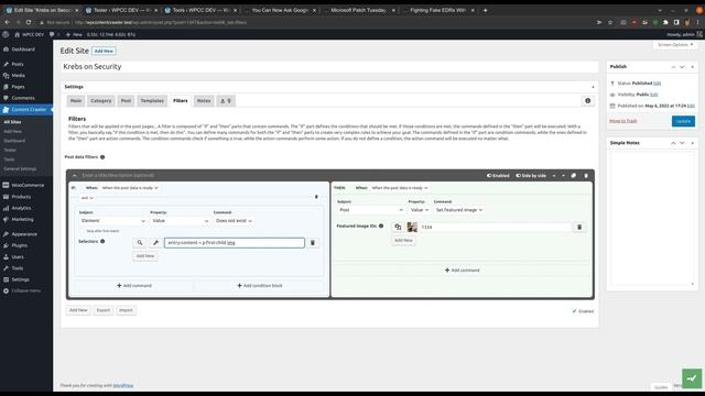 What is new in version 1.12.0 - WP Content Crawler смотреть онлайн