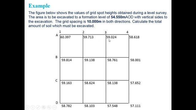 SURVEYING l Excavation Volumes from a Grid of Spot Heights Using Prism Method смотреть онлайн