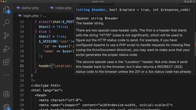 Tutorial PHP Studi Kasus Forum: Login dan Logout смотреть онлайн