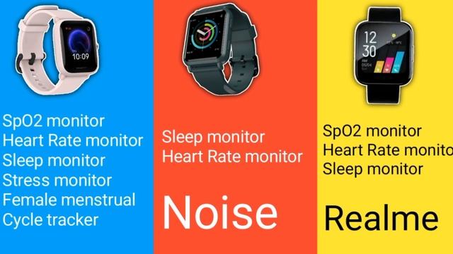 Amazfit Bip U Vs Noise Colorfit Nav Vs Realme Smartwatch who's best for diwali sale смотреть онлайн