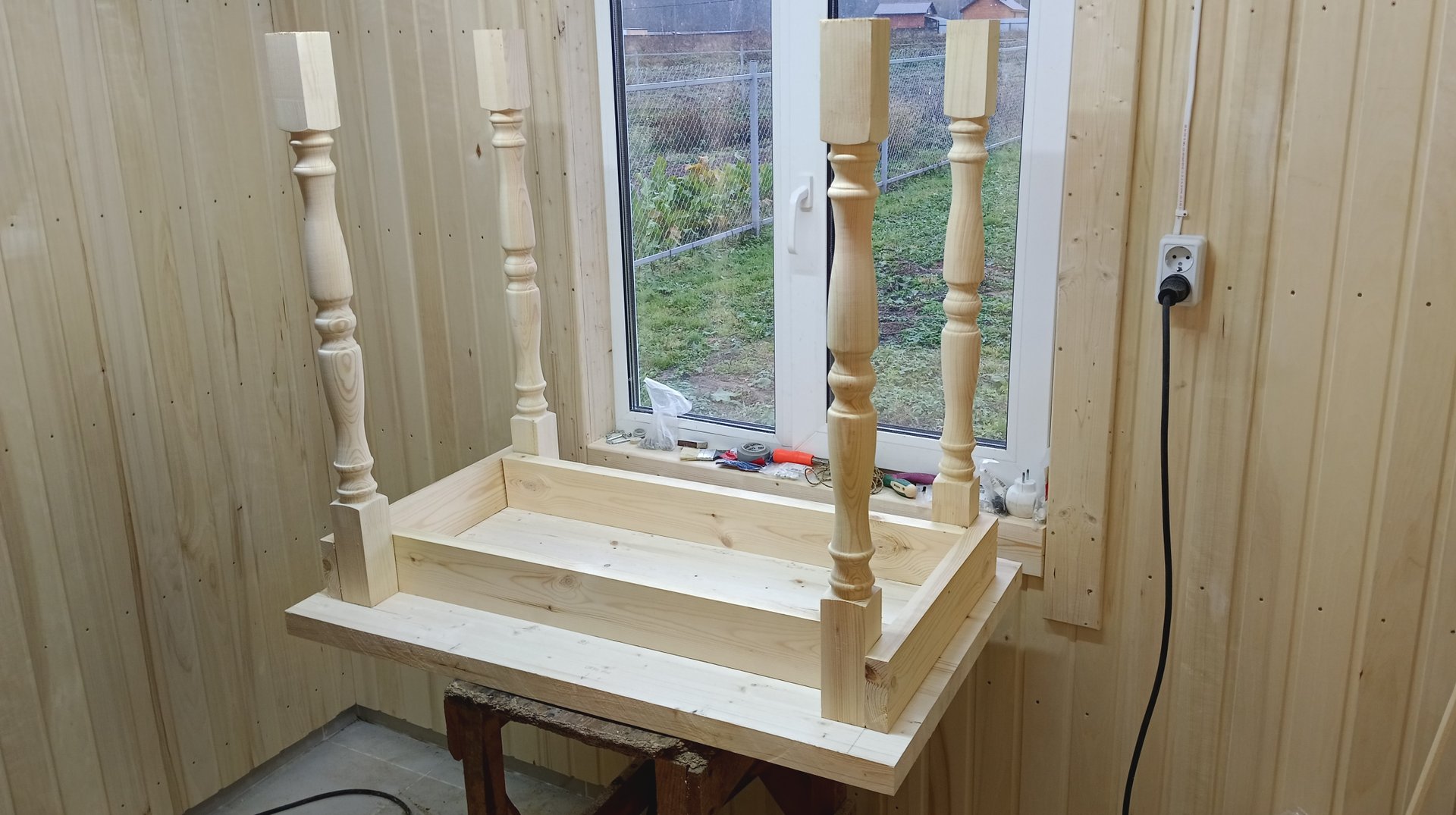 Изготовление стола в баню смотреть онлайн