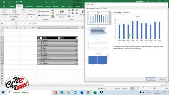 Cara Membuat Grafik Di Excel - Mudah dan Sederhana смотреть онлайн