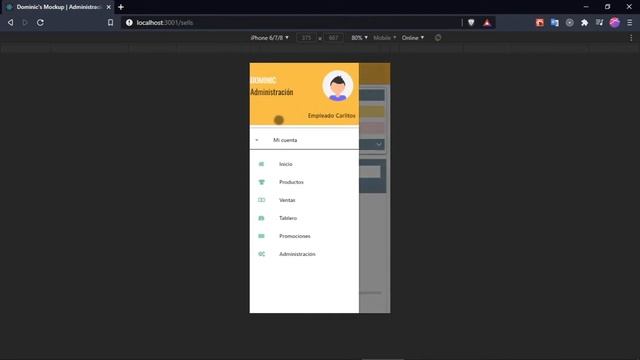 Mockup in ReactJS ( Responsive ) смотреть онлайн