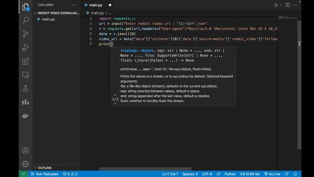 How to make a Reddit Video Downloader in 13 lines of code using Python and FFMPEG смотреть онлайн