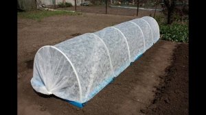 Как сшить парник из укрывного материала с дугами