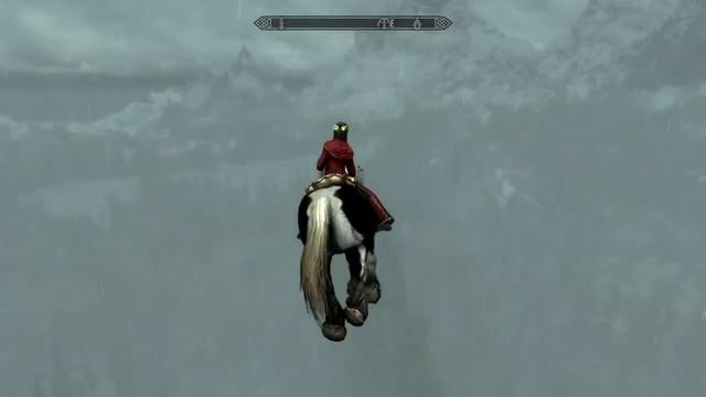 Skyrim Flying Horse смотреть онлайн
