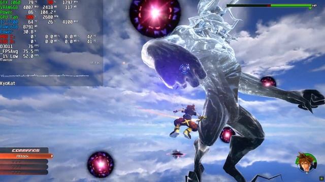PC KINGDOM HEARTS III + Re Mind 1080p Gameplay 60 FPS Ultra I7 GTX 1060 Benchmark KH3 Epic Games KH смотреть онлайн