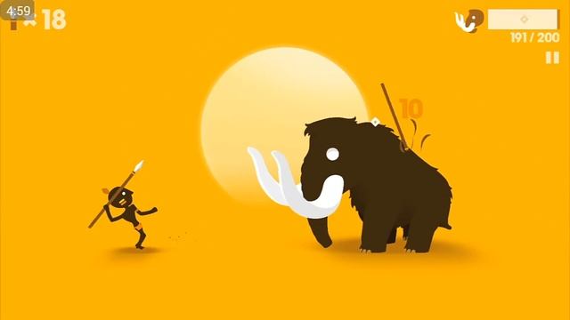 Обзор игр на Андроид #9 | Big Hunter | Как вымерли мамонты?!