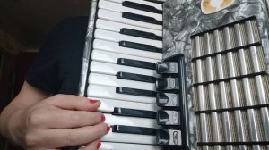 Танго Кумпарсита на аккордеоне, разбор