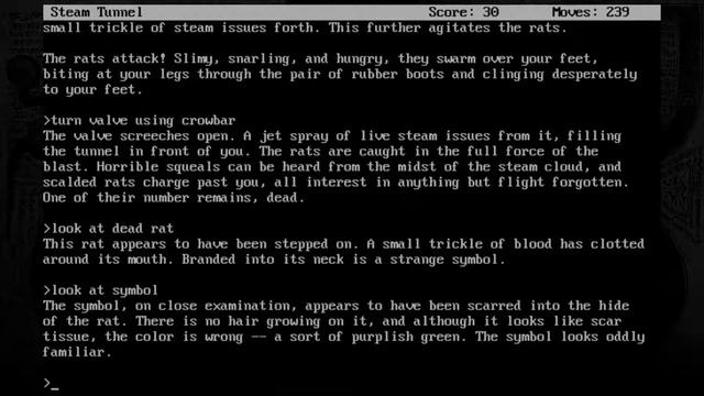 The Lurking Horror (DOS) 3 - Rats in the Tunnels [Halloween Games] смотреть онлайн