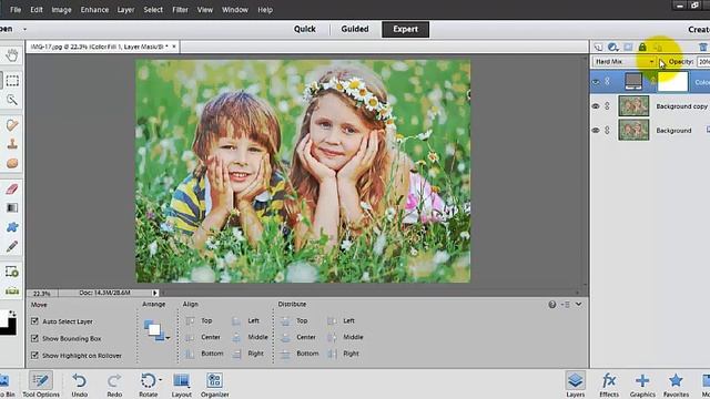 How to Blend Modes in Photoshop Elements Part 2 смотреть онлайн
