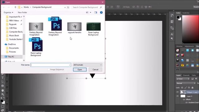 How to Create an Abstract Shape Wallpaper | Photoshop CC Tutorial смотреть онлайн