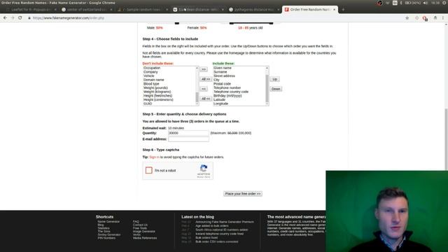 Generate fake addresses with realistic names and locations (using R) смотреть онлайн